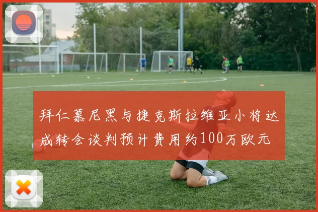 拜仁慕尼黑与捷克斯拉维亚小将达成转会谈判预计费用约100万欧元