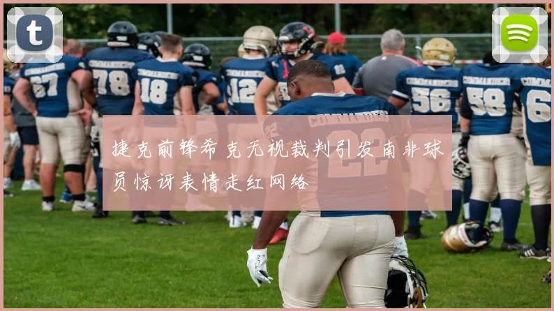 捷克前锋希克无视裁判引发南非球员惊讶表情走红网络